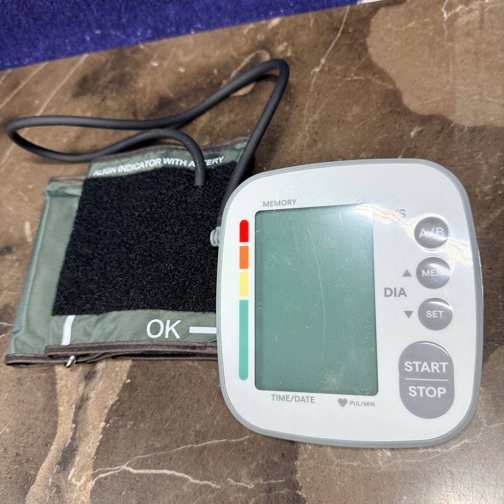 Up & Up Blood Pressure Monitor Mint TMB-1490-CS Digital Upper Arm Cuff‎
